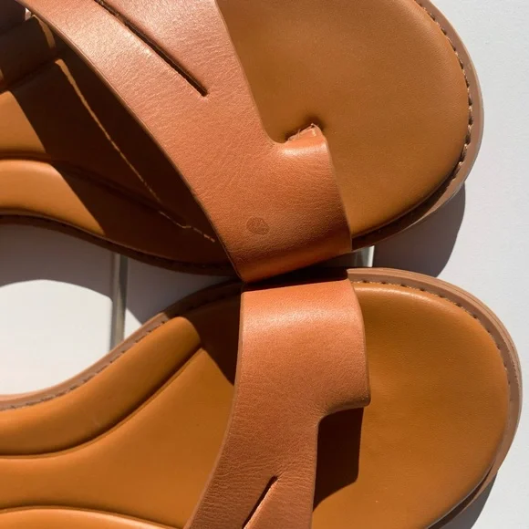 Sarto brown leather sandals size 9.5 M - Picture 13 of 13